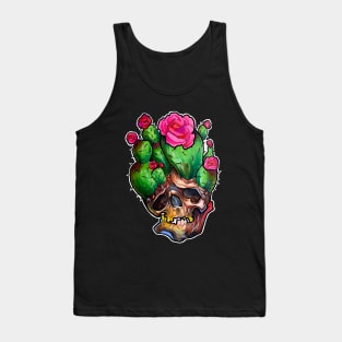 Skull cactus Tank Top